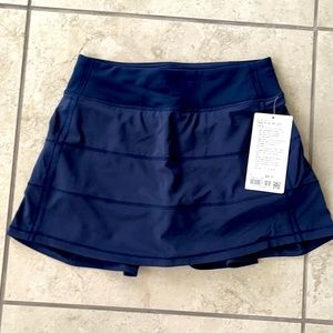 Lululemon Pace Rival Skirt Navy Tall
